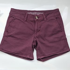 AEO Twill X Midi Shorts